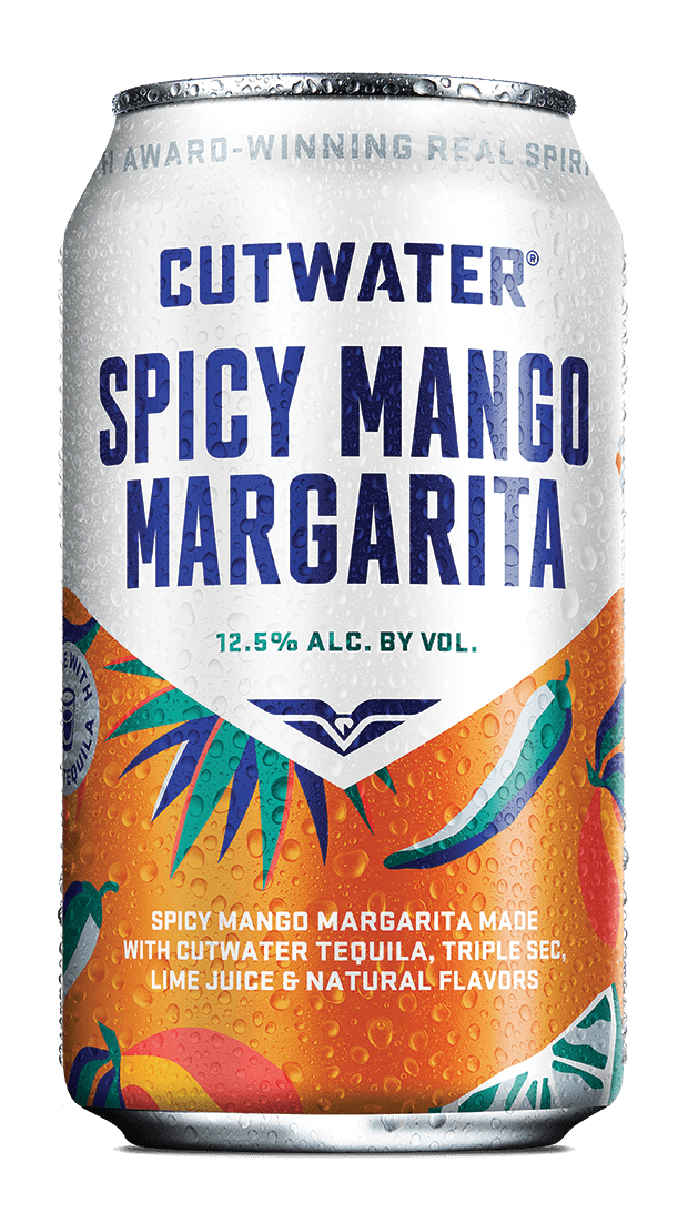 CUTWATER SPICY MANGO MARGARITA CAN 355ML